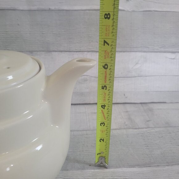 Hall China Rounded Terrace Rambling Rose Drip-o-lator Coffee Pot Vintage Teapot - Picture 10 of 11